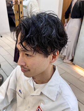 キャンバス バイ ネオリーブ 横浜西口(Canvas by neo.) メンズパーマ　スパイラルパーマ　無造作　横浜