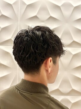 銀座マツナガ 浅草店 王道モテメンズヘア無造作パーマツーブロ刈り上げマッシュ
