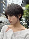 イメチェン外ハネボブ美髪ワイドバングレイヤーショート/大宮