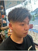 ツイストパーマ スキンフェード