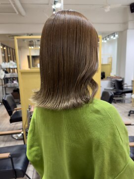 セレーネヘアー 難波店(Selene hair) ブリーチなしミルクティーベージュ
