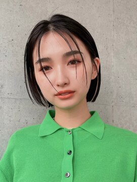 フォト 新宿三丁目(foto) ショートボブ/ハイライトカラー/白髪/白髪ぼかし/ブリーチ/新宿