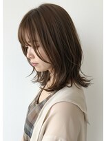 アントワープトーキョー(antwerp TOKYO)&nbsp;30代40代50代ミディアムレイヤー髪質改善酸性ストレート縮毛矯正