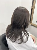 アッシュグレージュ＿暗髪なのに透けるミディアム__33
