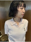 ショートボブ/パーマ/ボブパーマ