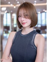 イオ 本厚木(io)&nbsp;ミディアム髪質改善ストレート顔周りレイヤーカット前髪縮毛矯正