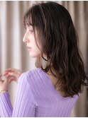 □グレージュカラー大人可愛いエアリーロング405-2戸頭20代30代