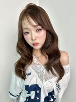 オニキス(ONYX)&nbsp;C167ブリーチなしダブルカラーオリーブベージュ髪質改善