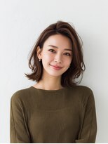 e.m.a プレミアムビューティーサロン 栄駅店(e.m.a PREMIUM BEAUTY SALON)&nbsp;レイヤーカット/イメチェン/外ハネボブ/美髪/ワイドバング/髪型