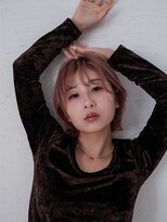 スリール バイ ミリー 江坂(Sourire by milly)&nbsp;【Sourire江坂】ピンクベージュ×レイヤーショート