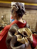 イタクラ 赤道店 (ITAKURA)&nbsp;カチモリヘア／成人式ヘア／リボンアレンジ／カチモリリボン