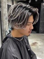 ネハス ナガオカ(nehus.nagaoka)&nbsp;メンズバレイヤージュ2/ブルーブラック/韓国マッシュ