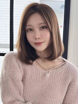 アグ ヘアー カルム 鷺沼駅前店(Agu hair calme) 《Agu hair》ワンカールミディ×numberA.アルガモイストオイル