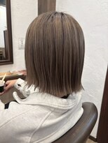 アミリー ひたち野うしく店(Amily) ハイライトバレイヤージュダブルカラーケアブリーチ20代30代