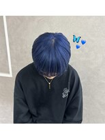 ソア 並木坂(Soa)&nbsp;ブルー/韓国スタイル/レイヤーカット/並木坂/透明感カラー