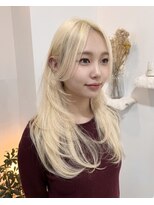 アンドソー 池袋(&so.)&nbsp;レイヤーカット.抜きっぱなしブリーチ.ブロンド.ハイトーン