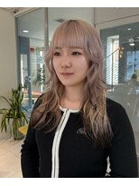 ステラ ヘア デザイン サロン(STELLA hair design salon) ミルクティーベージュ×エンドカラー【浅野】