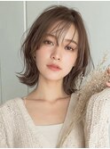 【ブルベ夏20代】抜け感ベージュのくびれミディレイヤー