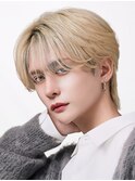 韓国風ハイトーンセンターパート