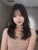 エトワ 中央店(etoi)&nbsp;大分韓国かき上げレイヤーカット大人レイヤー顔まわりレイヤー