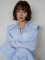 ケシキ 佐賀(keshiki) 透明感ブラウン/ショート/顔まわりカット
