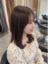 ヘアリゾート粋 トゥジュ 池袋東口店(tujuh) ミディアムレイヤー/ワンカール/艶髪/透明感カラー
