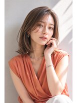 アッシュ 学芸大学店(Ash)&nbsp;ミディアムボブ/大人女性/ベージュブラウン/髪質改善/白髪ぼかし