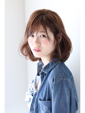 オーバルヘアー ルポ(OVAL hair repos) ナチュラルボブ/ニュアンスカラー