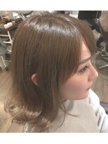 パティオンツー(PATIONN2)&nbsp;ミルクティキャンディオレンジ外ハネシースルーミディ