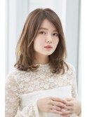 大人かわいい×ふわミディー 似合わせカット【瀧上丈司】