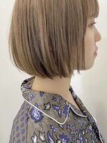 ノット 成田公津の杜(Knot)&nbsp;パッツンボブ×ミルクティーベージュ