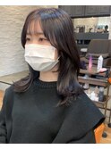 #くびれヘア#韓国風ヘア#もみれ毛