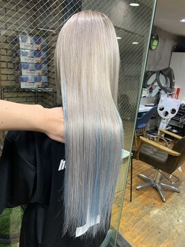 ラフ 難波店(LAFF) #黒髪#ボブルフ#ネビージュ#小顔#ワンレン