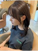 小顔見せ顔周りカット×フェイスレイヤー×韓国風ウェーブ