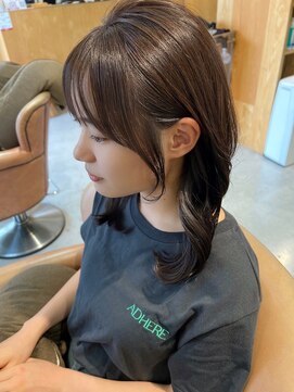 トリート 西船橋店(TREAT) 小顔見せ顔周りカット×フェイスレイヤー×韓国風ウェーブ