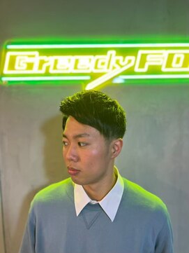 グリーディーフォックス 三軒茶屋(GreedyFOX) 波巻き/マッシュパーマ/ウルフ/ハイライト<理容室>三軒茶屋