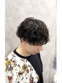 緩め波巻きパーマ