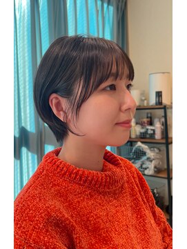 ロンド パルティール 大宮(Lond partir) 前髪パーマアッシュカラーレイヤーロンググレーベージュ[大宮]