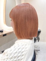 ヒビヲ(HIBIO) ショートボブ切りっぱなしボブタッセルボブ長めボブダブルカラー