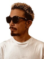 サンディーズバーバーショップ(Sandees)&nbsp;テーパーフェードスパイキーショートイージーパーマ