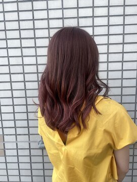 バサ 鷺ノ宮店(BASSA) 【スタイル】ワインレッド×巻き髪スタイル
