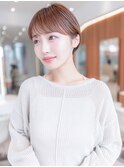 韓国風レイヤーカット髪質改善ダブルカラー透明感カラー