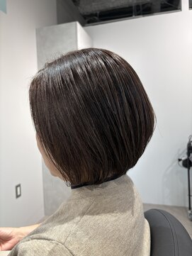 ハーツ 船橋(HEARTS) まとまり易く重たく見えないボブ◎【船橋/白髪ぼかし】