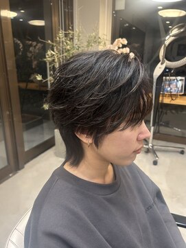 ダブネーション(DUB nation) 刈り上げなしフェザーショート