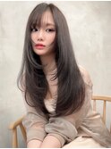 大人可愛いレイヤースタイル！ふんわりナチュラルに