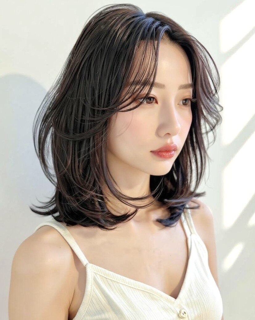 韓国/韓国レイヤー/チョコレートカラー：L264531649｜ブロウ ネックス