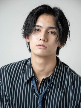 ソース 梅田(SOURCE) ラフウェーブセンターパート/メンズ