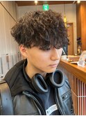 初めてのパーマでも◎ラフな質感が人気のシャドウパーマ