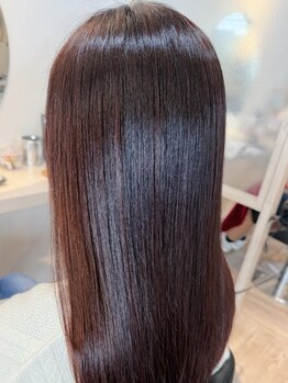 ココシア(Cocosia)の写真/技術定評有◎髪の広がりやクセを抑えてサラサラな髪質へと導く縮毛矯正♪ココシアで是非お試しください。