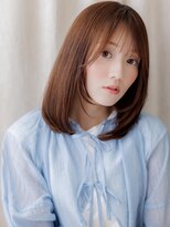 カバーヘア ブリス 戸田公園西口店(COVER HAIR bliss)&nbsp;フェザーバングエアストレートワンカールロブZ戸田公園20代30代